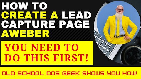 How To Create A Lead Capture Page (2021) Step By Step Aweber