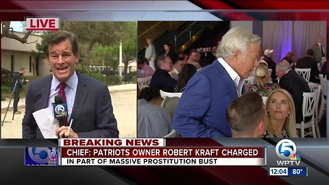 Police say more than 20 men caught on camera at spa, including Patriots owner Robert Kraft