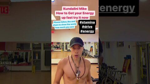 How to Get your Energy up fast try it now#Kundalini #model #fitness #How #fix #vegan#magic#biohacker