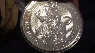 10 Oz. Queen's Beast Silver Unboxing