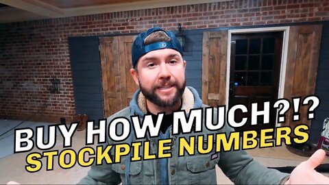 STOCKPILE NOW - HOW MUCH?! - We NEED Of CASH And FOOD For Prepping | Personal Stockpile AMOUNTS