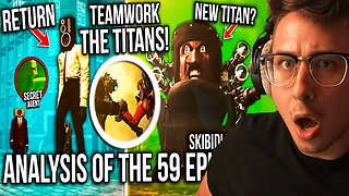 TEAMWORK OF THE TITANS - Mobi Analysis of 59 EPISODE of Skibidi Toilet! All Secrets & Analysis