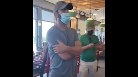 Man Shames Men Out of Wearing Masks