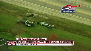 Home invasion ‘person of interest’ in custody after chase with law enforcement