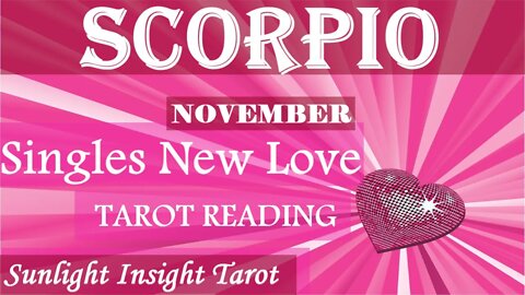 SCORPIO SINGLES | A Surprise Confession!😲Their Undying Love For You!❤️‍🔥November 2022