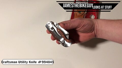 The Nicest Box Cutter Around - Reviewing the Craftsman Utility Knife #99485