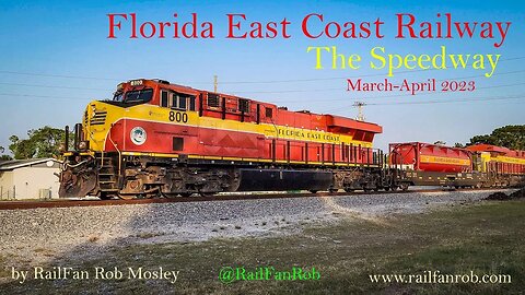 "The Speedway" Florida East Coast Railway Power Compilation from Mar. & Apr. 2023 #railfanrob