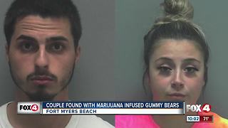 BEACH BUST: Couple found with marijuana-infused candy and a gun on Fort Myers Beach