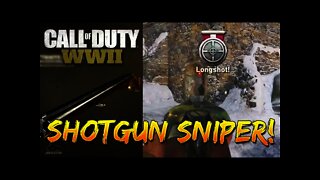 Call of Duty WW2 | SHOTGUN SNIPER! (Shotgun That Can Shoot ACROSS MAP!)