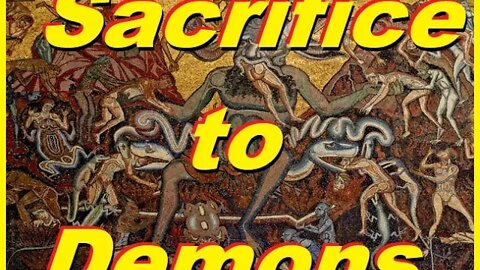 The Real Meaning of "Sacrifice To Demons". Translated directly from Hebrew.