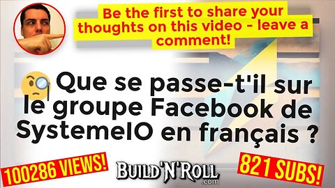 🧐 Que se passe-t'il sur le groupe Facebook de SystemeIO en français ?