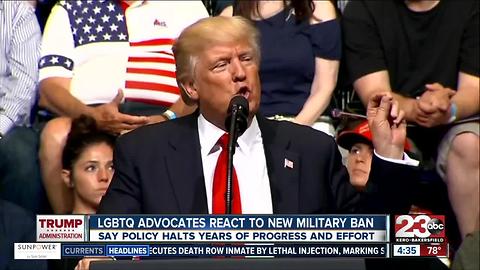 Local organization reacts to President Trump re-instating ban of transgender individuals in military