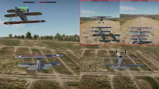War Thunder - Funny acrobatic landing sequence to make you laugh :)