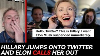 Hillary Gets In On The Twitter Action and Elon Calls Her Out