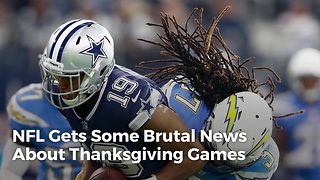 NFL Gets Some Brutal News About Thanksgiving Games