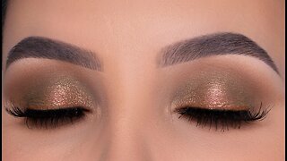 Modern Glam Bronze Eye Makeup Tutorial | Fall Inspired Eye Look