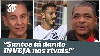 "O Santos NÃO PARA! Tá dando INVEJA nos rivais!", exaltam jornalistas