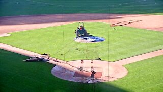 Man illegally enters Miller Park, causes damage to field
