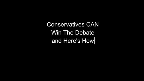 #1 time to start WINNING the debate with Progressives