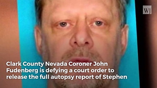 Coroner Defies Judge's Order to Release Las Vegas Shooter's Autopsy Results