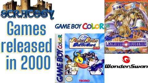 Year 2000 Strategy Games for Gameboy Color WonderSwan