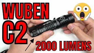 Wuben C2 Flashlight Kit Review: 2000 lumen flashlight and power bank