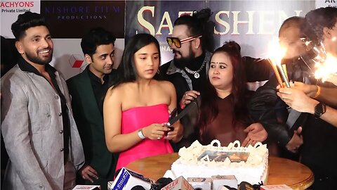 ShivSum 🤩 Shiv Thakare,Sumbul Touqeer,Sumedh Mudgalkar Cake Cutting At Sazishen Song Launch 🥳💖📸