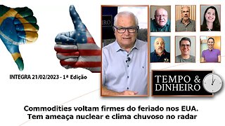 Commodities voltam firmes do feriado nos EUA. Tem ameaça nuclear e clima chuvoso no radar