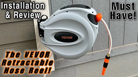 The VEVOR Retractable Hose Reel! Review & Installation