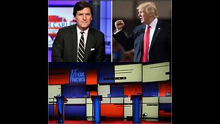 President Trump and Tucker live and the Republican Presidential debates live