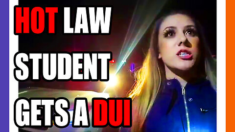 Hot Law Student Tries To Talk Her Way Out of A DUI