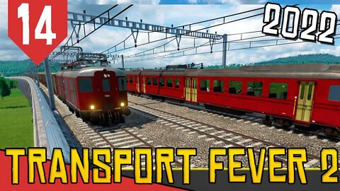 Cruzando o MAPA com Trens de Passageiros e Carga - Transport Fever 2 #14 [Gameplay Português PT-BR]