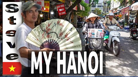 HANOI Walking Tour - OLD QUARTER, VIETNAM- Ambience sounds ASMR 🇻🇳