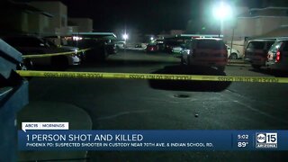 Fatal shooting near 70th Ave and Indian School Rd
