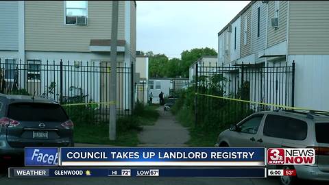 City Council to discuss landlord registry Tuesday