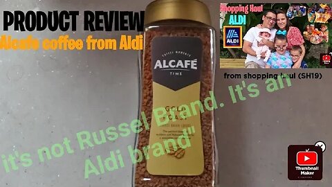 It's Not Russel Brand, It's an ALDI brand. product review on Aldi coffee. #shoppinghaul #fyp #foryou