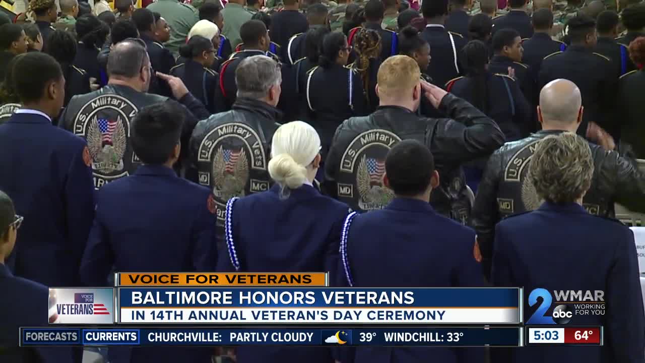 Baltimore honors veterans in 14th annual Veterans Day ceremony