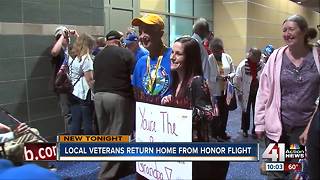 Local veterans return home from Honor Flight