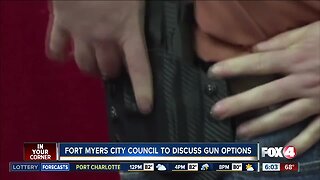 Fort Myers council to discuss gun options