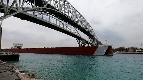 Edgar B Speer 1003 Footer Ship In The St Clair River