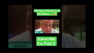 I played a prank on Mafia Boss Carmine Tramunti (Louis Romano) #mafia #boss #mobster #gangster