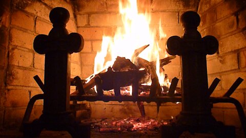 FIREPLACE-Relaxing Guitar Music, Music for Stress Relief, Relaxing Music, Meditation Music | HD