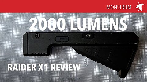 Raider X1 2000 Lumen Flashlight