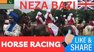 Tent Pegging Neza Bazi in Ward End Park Mela Birmingham 2022 Part 3