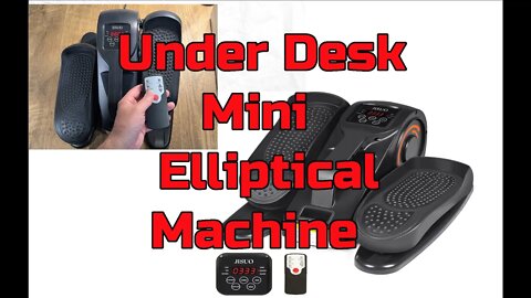 JISUO Under Desk Mini Elliptical Machine - Exerciser