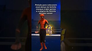 PETIÇÃO PARA COLOCAREM ESSA DANÇA NO FORTNITE #shorts #youtubegaming #fortnite #shortsgamer #gaming