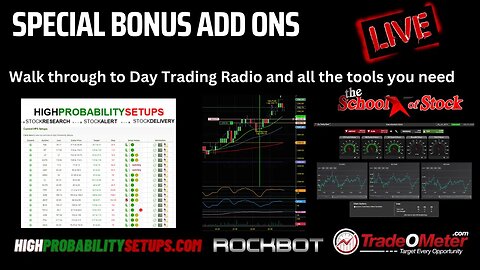 A walk through of Day Trading Radio and tools you receive. Must Watch