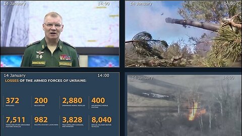 14.01.23 ⚡️ Russian Defence Ministry report on the progress of the deNAZIfication of Ukraine