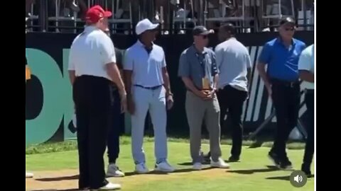 Golf Fans Chant "Four More Years!" as President Trump Joins Players at LIV Tourney in Bedminster
