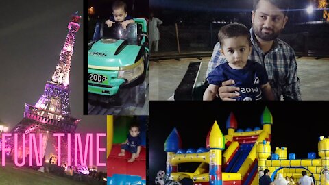 Cute 🥰 Baby Hoorain Fun Time in Play land | Eiffel Tower Bahria Town | Hoorain's World | Mano Billi